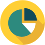 Pie Chart yellow